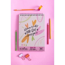 BLOCK ESPIRALADO A4 RAYADO 80 hj PUNTO CERO ECO