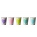 VASO POLIPAPEL 240cc/8oz COLOR PREMIUM PACK x 8u
