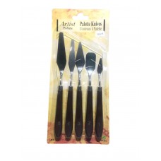 ESPATULA METALICA ARTIST SET x 5u