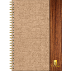 CUADERNO A4 ROZINI LEGNA TAPA DURA RAYADO 80 hj
