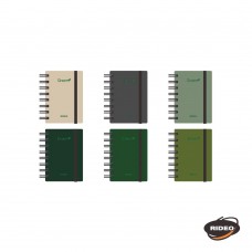LIBRETA RIDEO A7 CON ELASTICO RAYADO 120 hj