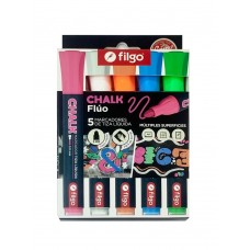 MARCADOR FILGO CHALK MARKER FLUO x 5u
