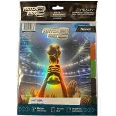 SEPARADOR ESCOLAR Nø3 REXON CON SOLAPAS 5 MATERIAS