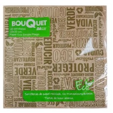 SERVILLETA BOUQUET 1hj ECO FANTASIA 33x33cm x 40u