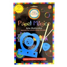 PAPEL MAGICO COLOURS 18x28 5hj + ESPIROGRAFO