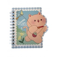 LIBRETA COLOURS 11x8cm LOVELY CAT RAYADO 60 hj