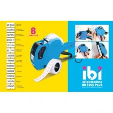 ETIQUETADORA IBI 5500PLUS 1Linea.8Dig.