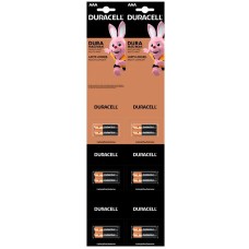 PILA DURACELL AAA/2 blister 6 paquetes x 2u