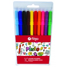 MARCADOR FILGO PINTO 2210 COLOR x 10u OFERTA
