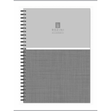 CUADERNO A4 ROZINI ACCADEMICO TAPA DURA RAYADO 90 hj