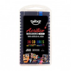 MARCADOR TALBOT ACRILICO x 36u