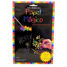PAPEL MAGICO COLOURS 18x28 10hj + LAPIZ