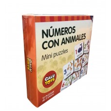 MINI PUZZLE CALU TOYS 24Pie.NUME./ANIMA.