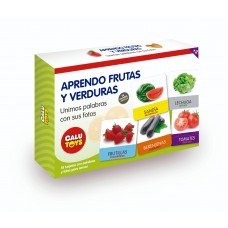 PUZZLE CALU TOYS APRENDO FRUTAS/VERDURA.