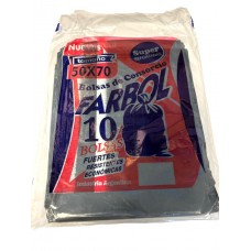 BOLSA RESIDUO BD 50x70cm FARBOL x 10u