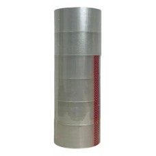 CINTA ADHESIVA PP TRANSPARENTE 48mmx50mt x 6u CREDENCIAL