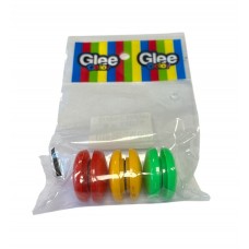 IMAN CIRCULO COLOR 30mm GLEE x 6u
