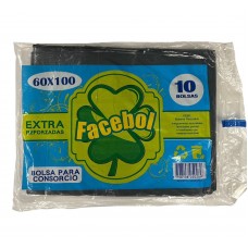 BOLSA CONSORCIO BD 60x100cm EXTRA REFORZADA FACEBOL x 10u