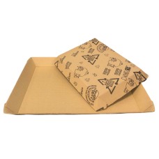 BANDEJA CARTON KRAFT MICRO FANTASIA Nø4 18x23cm x 10u