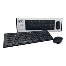 TECLADO GTC CBG-026N+MOUSE INALAMBRICO.