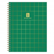 CUADERNO ESCOLAR 16X21 ROZINI SIGNORE TAPA DURA RAYADO 80 hj