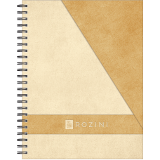 CUADERNO A4 ROZINI ONICE TAPA SEMIRIGIDA RAYADO 90 hj