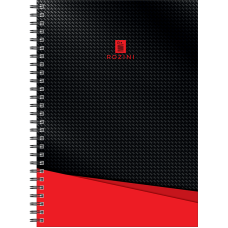 CUADERNO A4 ROZINI ONICE TAPA SEMIRIGIDA CUADRICULADO 90 hj