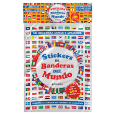 LIBRO ARTEMISA STICKERS BANDERAS MUNDO.