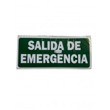 CARTEL SALIDA DE EMERGENCIA CALCO