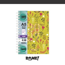 AG.ROME A5 DxP..CARTONE C/ESPIRAL.