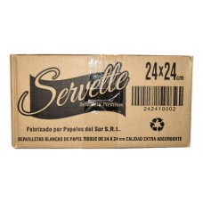 SERVILLETA SERVETTE TISSUE 24x24cm x 1000u