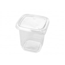 POTE CUADRADO CON TAPA CON EVIDENCIA DE APERTURA 720ml x 10u