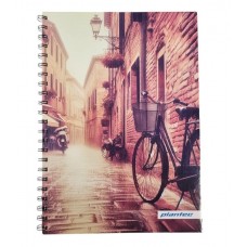 CUADERNO A4 PLANTEC NATURAL TAPA FLEXIBLE RAYADO 60 hj