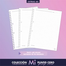 REPUESTO CUADERNO INTELIGENTE A4 80 hj RAYADO MI PUNTO CERO