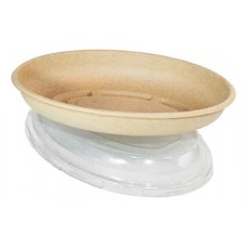 BANDEJA CAÑAPACK 105 OVALADA CON TAPA x 500u