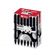 BOLIGRAFO FILGO NERO RETRACTIL x 36u