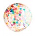 GLOBO BURBUJA CONFETTI x u.