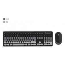 TECLADO GTC CBG-027G+MOUSE INALAMBRICO