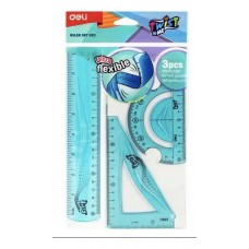 KIT GEOMETRIA DELI FLEXIBLE 20cm x 3u