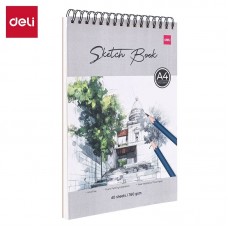 BLOCK DELI A4 160gr.LISO.40h.ANILLADO.