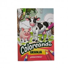 LIBRO PLANTEC COLOREANDO GRANJA.
