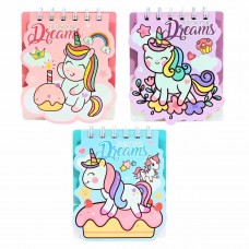 LIBRETA COLOURS 12x8cm UNICORNIO RAYADO 60 hj