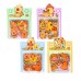 STICKER COLOURS 8x8cm TRASNPARENTE x 25u