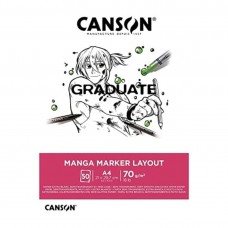 BLOCK CAN.GRADUA.A4..70gr.50h.ENCOLADO.