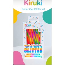 BOLIGRAFO KIRUKI GEL TUTTI FRUTTI x 6u
