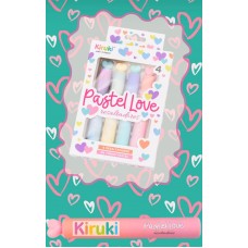 RESALTADOR KIRUKI PASTEL LOVE x 4u