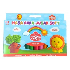 MASA DIDO=180gr.P/JUGAR SOFT 12u.