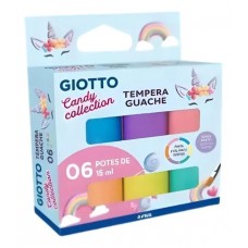 TEMPERA GIOTTO GAUCHE 15ml CANDY x 6u