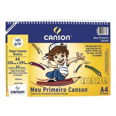 BLOCK CAN.A4.140gr.MEU PRIM.40h.ANILLADO