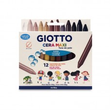 CRAYON GIOTTO CERA MAXI PIEL x 12u